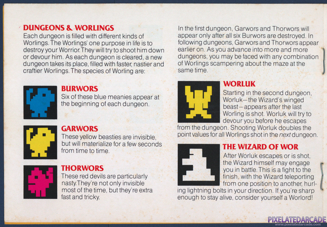 Wizard of Wor: Instruction Manual - Page 4