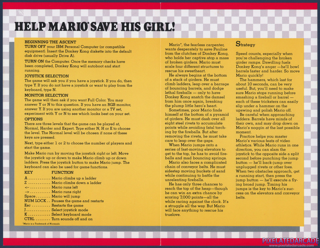 Donkey Kong: Instruction Manual - Page 2