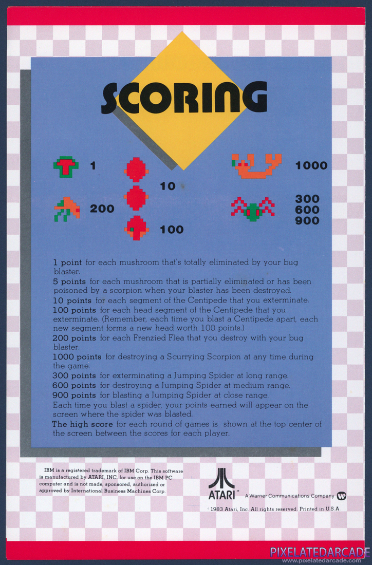Centipede: Instruction Manual - Page 3