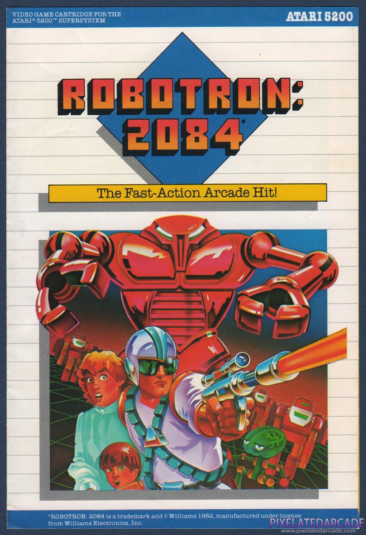 Robotron: 2084: Instruction Manual - Page 1