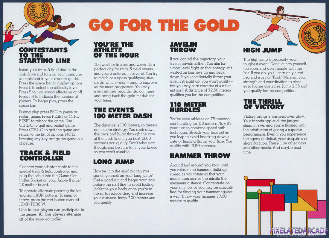 Track & Field: Instruction Manual - Page 2