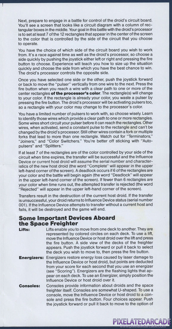 Paradroid: Instruction Manual - Page 4