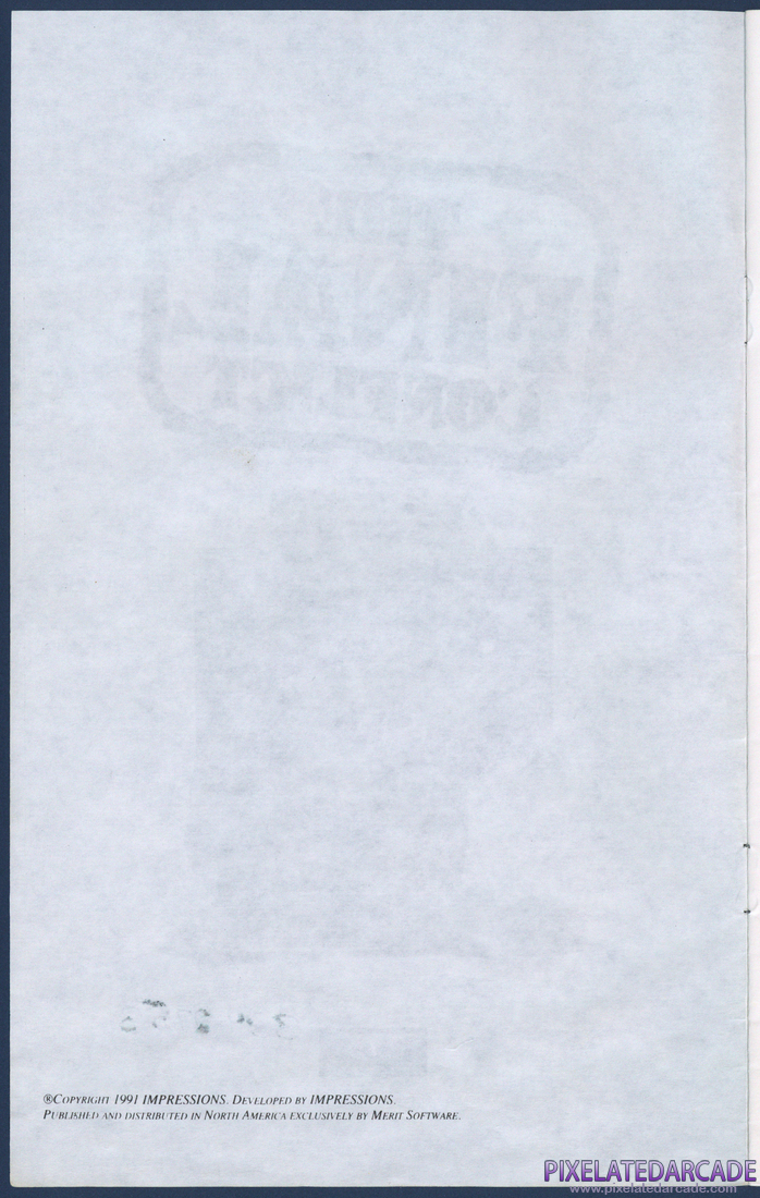 The Final Conflict: Instruction Manual - Page 2