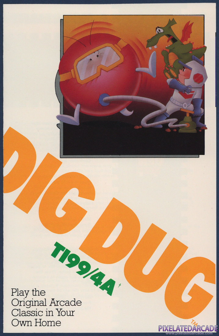 Dig Dug: Instruction Manual - Page 1