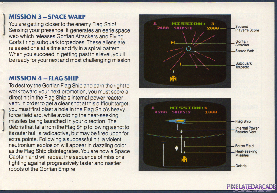 Gorf: Instruction Manual - Page 5