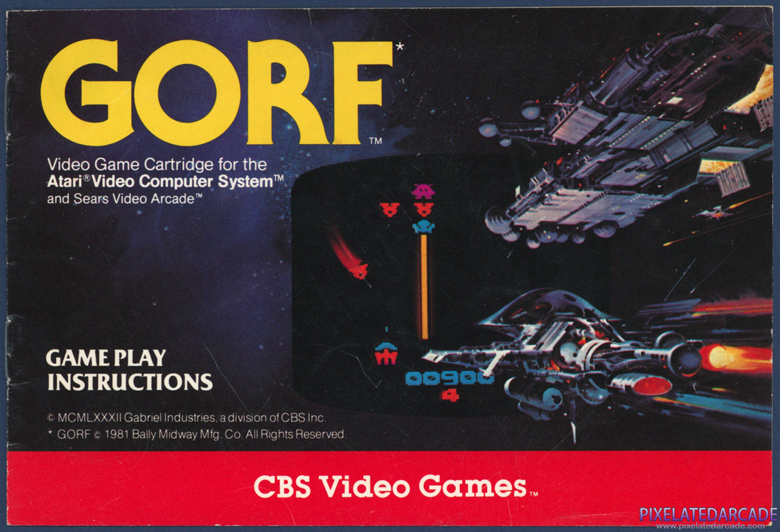 Gorf: Instruction Manual - Page 1