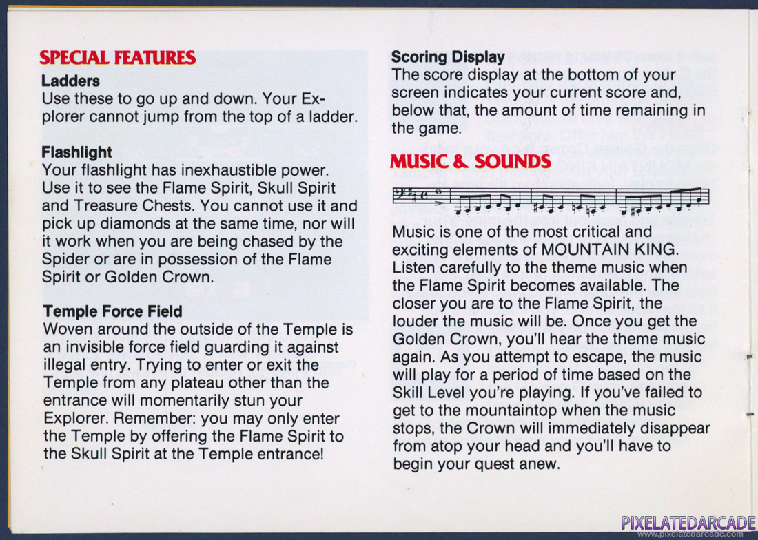 Mountain King: Instruction Manual - Page 8