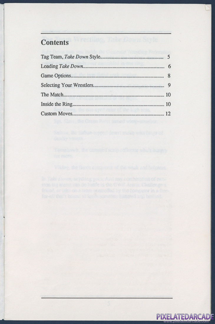 Take Down: Instruction Manual - Page 3