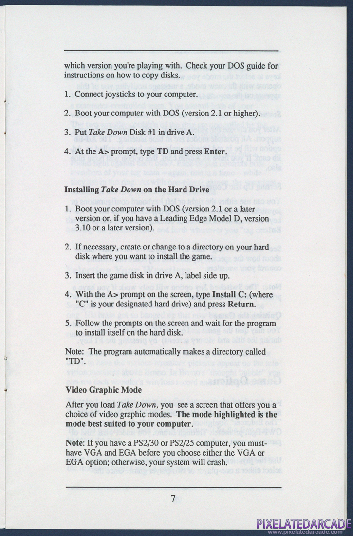 Take Down: Instruction Manual - Page 7