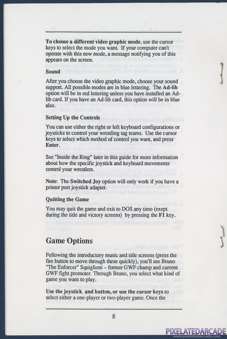 Take Down: Instruction Manual - Page 8