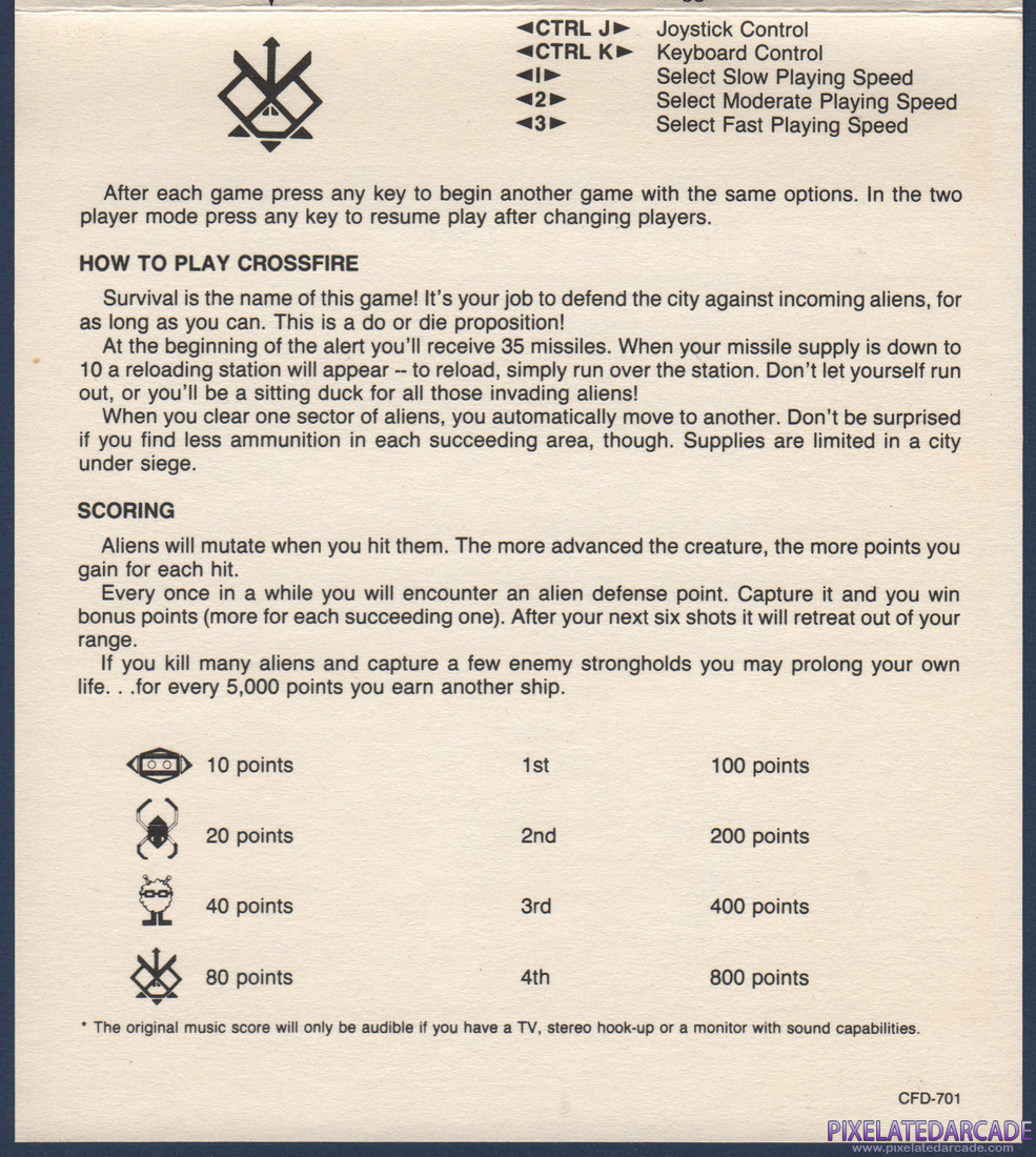 Crossfire: Instruction Manual - Page 3