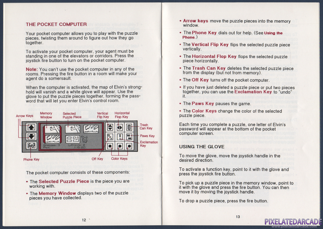 Impossible Mission: Instruction Manual - Page 9