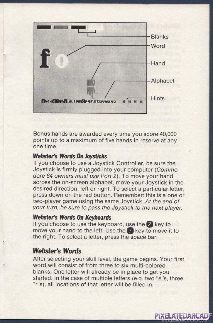 Webster: The Word Game: Instruction Manual - Page 4