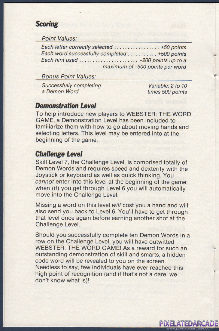 Webster: The Word Game: Instruction Manual - Page 7