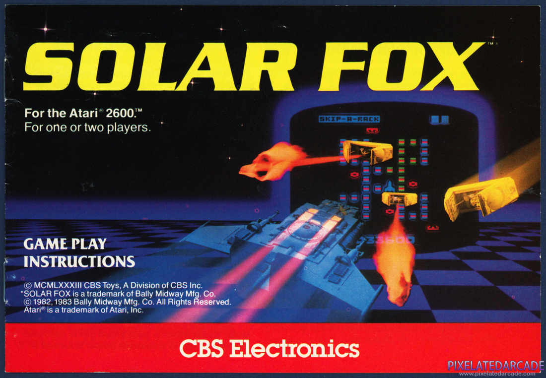 Solar Fox: Instruction Manual - Page 1