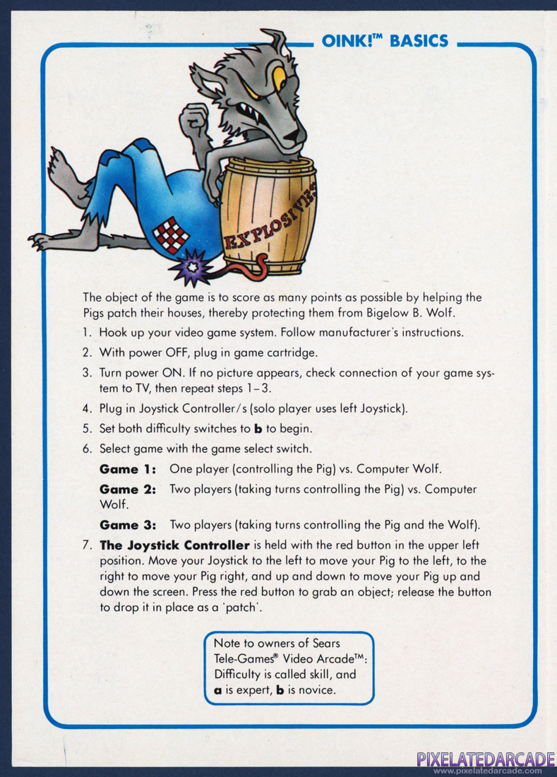 Oink!: Oink! Home Repair Manual - Page 2