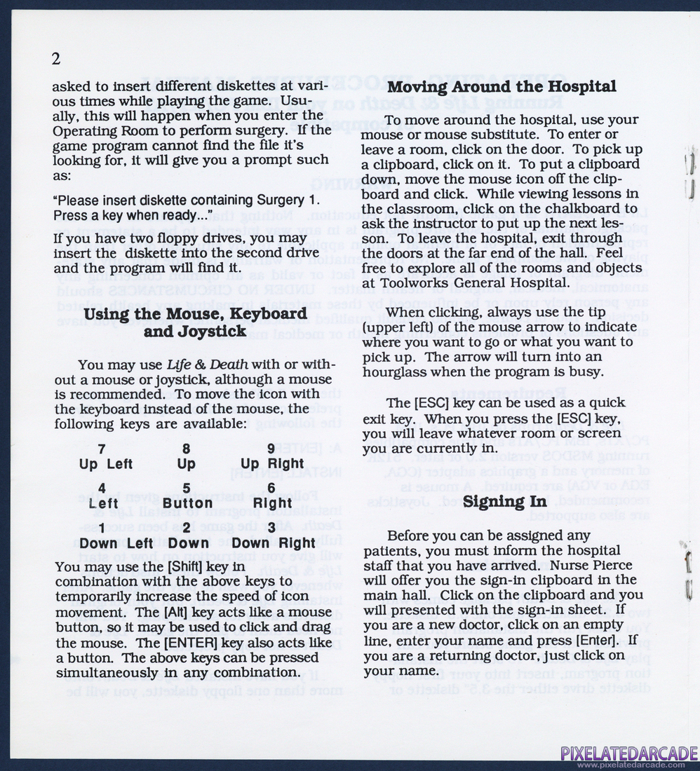 Life & Death: Operating Procedures Manual - Page 3