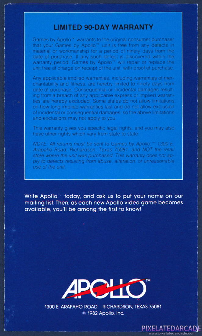 Space Cavern: Instruction Manual - Page 4