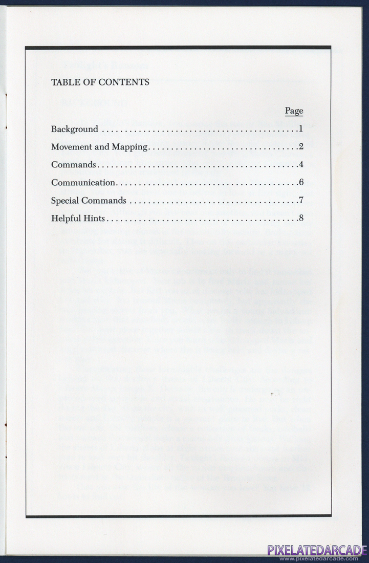 Twilight's Ransom: Instruction Manual - Page 2