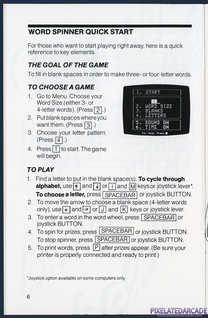 Word Spinner: Instruction Manual - Page 6