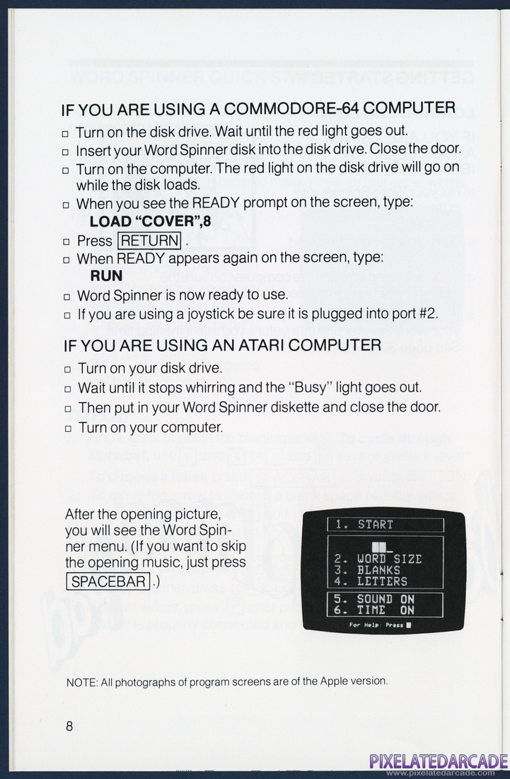 Word Spinner: Instruction Manual - Page 8