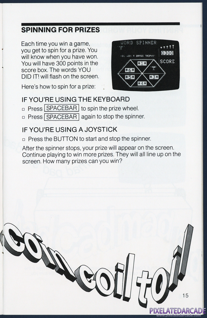 Word Spinner: Instruction Manual - Page 15