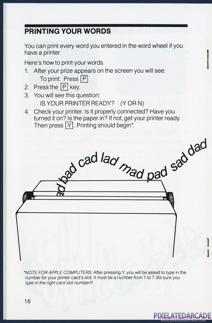 Word Spinner: Instruction Manual - Page 16