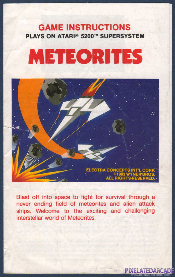 Meteorites: Instruction Manual - Page 1