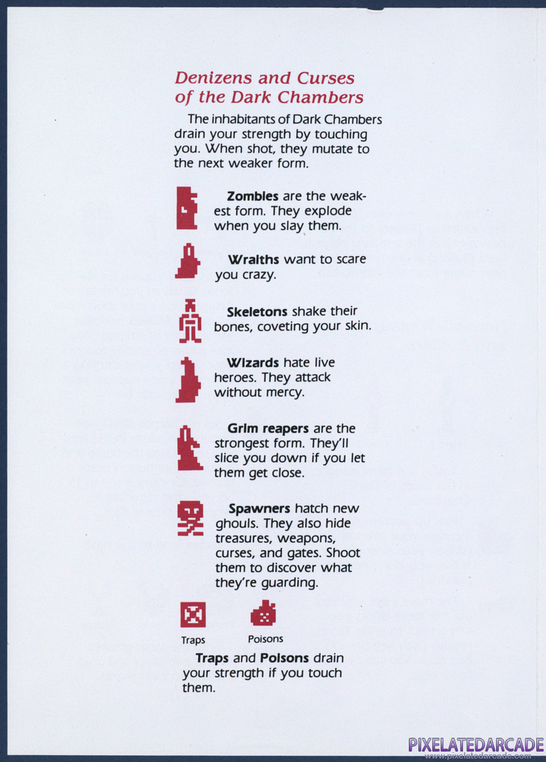 Dark Chambers: Instruction Manual - Page 5