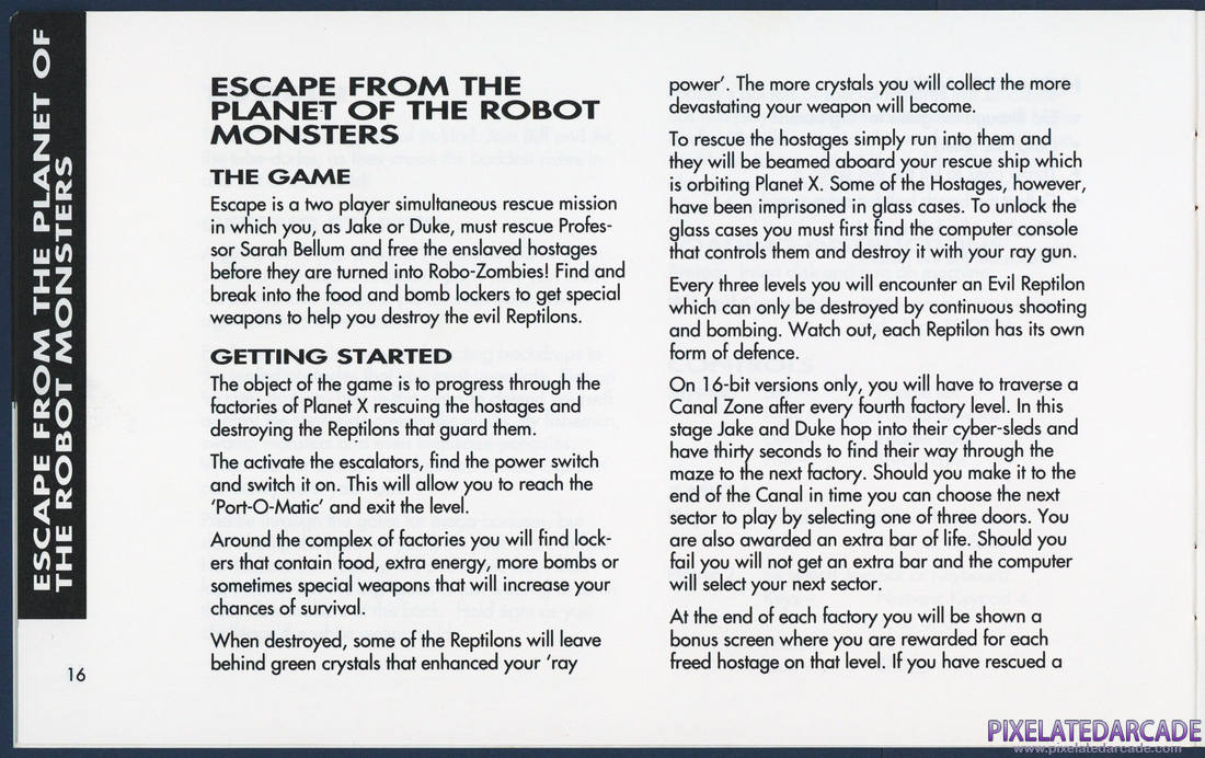 Tengen's Arcade Hits: Instruction Manual - Page 16