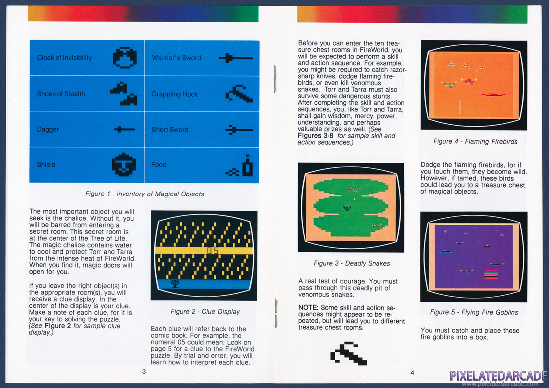 Swordquest: FireWorld: Instruction Manual - Page 4