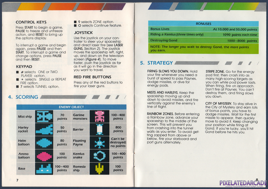 Vanguard: Instruction Manual - Pages 7 - 8