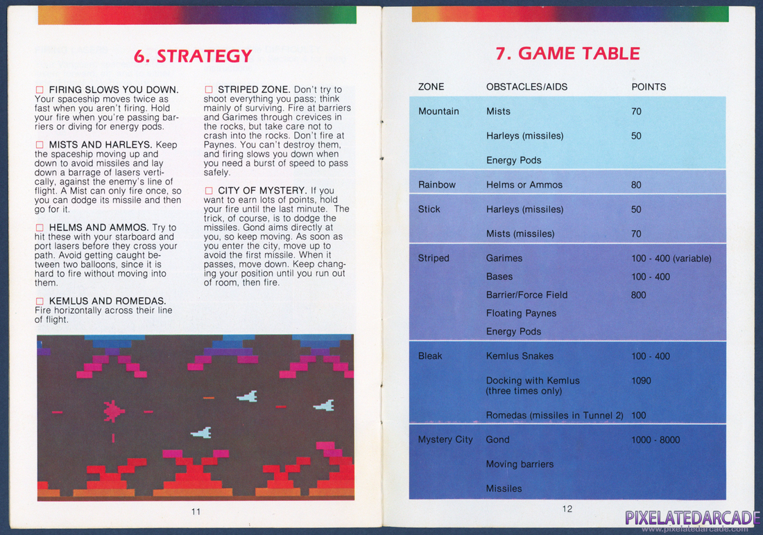 Vanguard: Instruction Manual - Pages 11 - 12