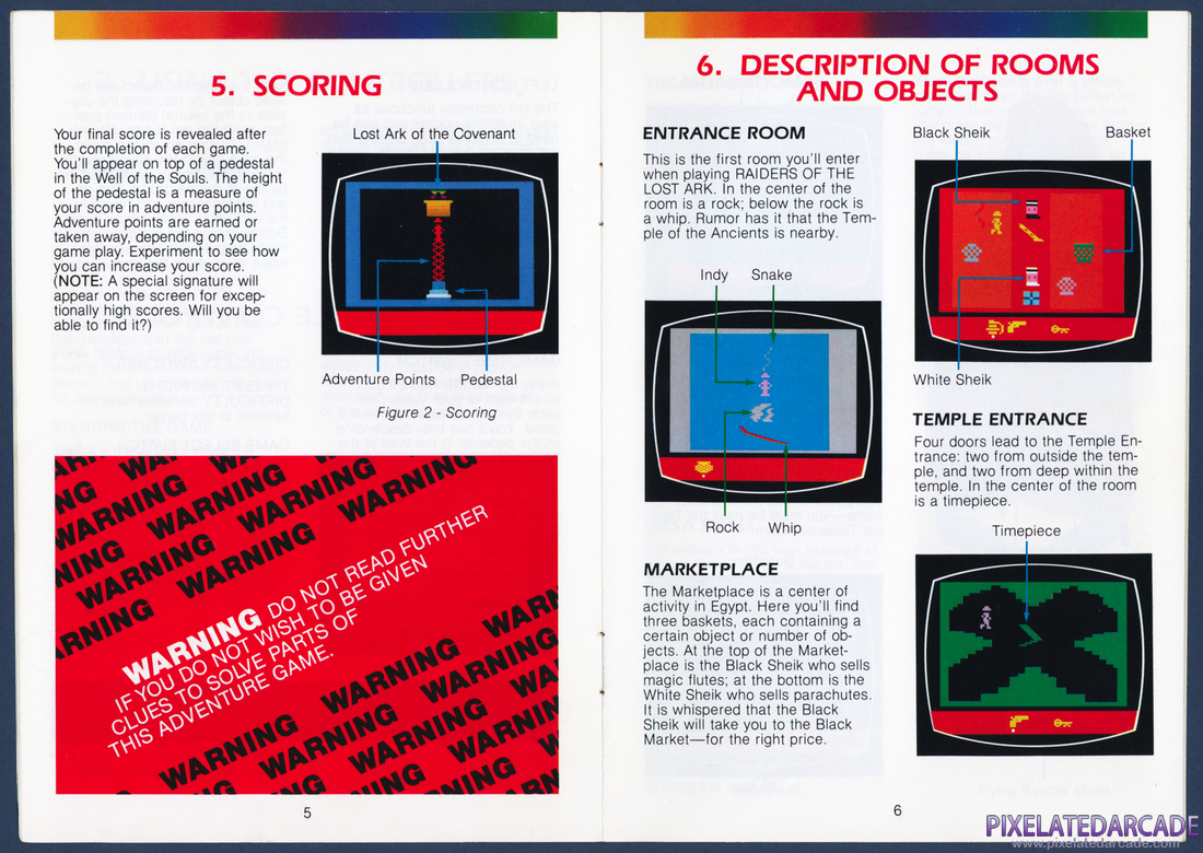 Raiders of the Lost Ark: Instruction Manual - Pages 5 - 6