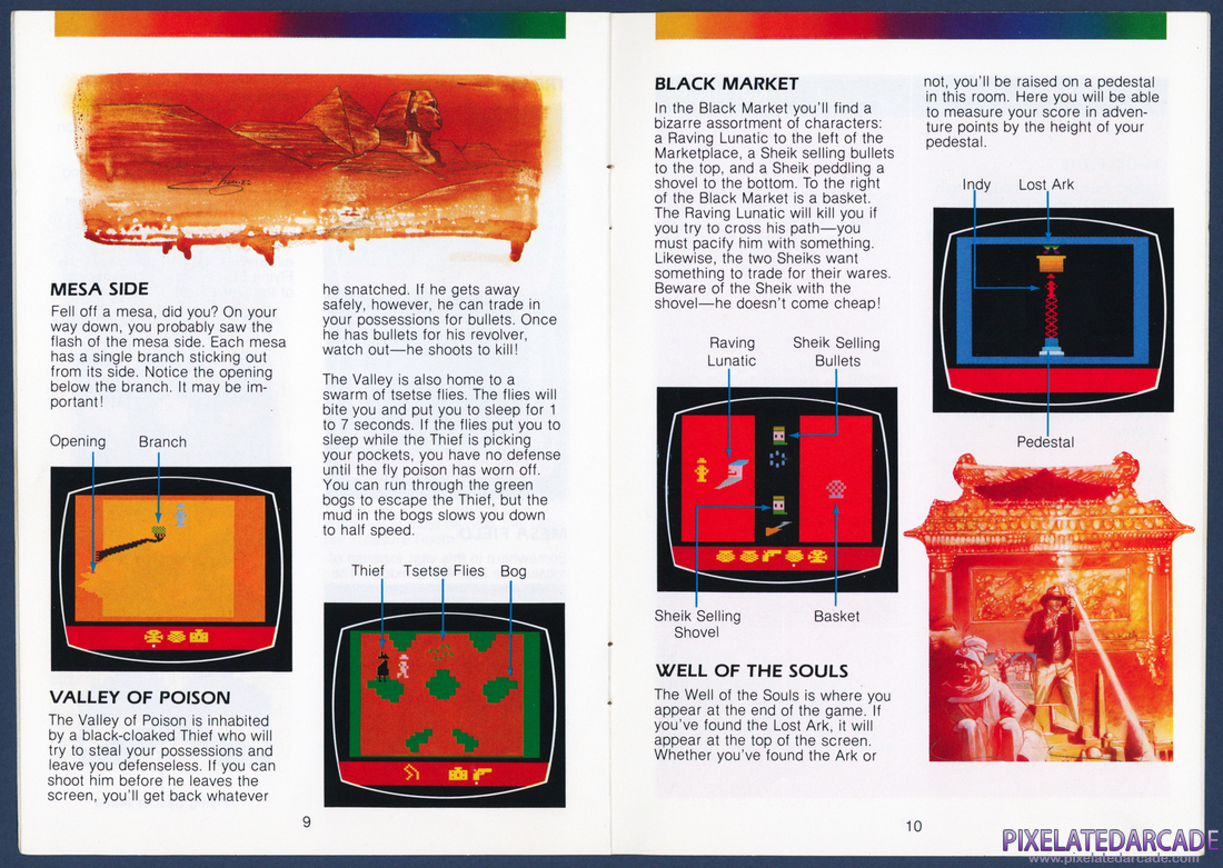 Raiders of the Lost Ark: Instruction Manual - Pages 9 - 10