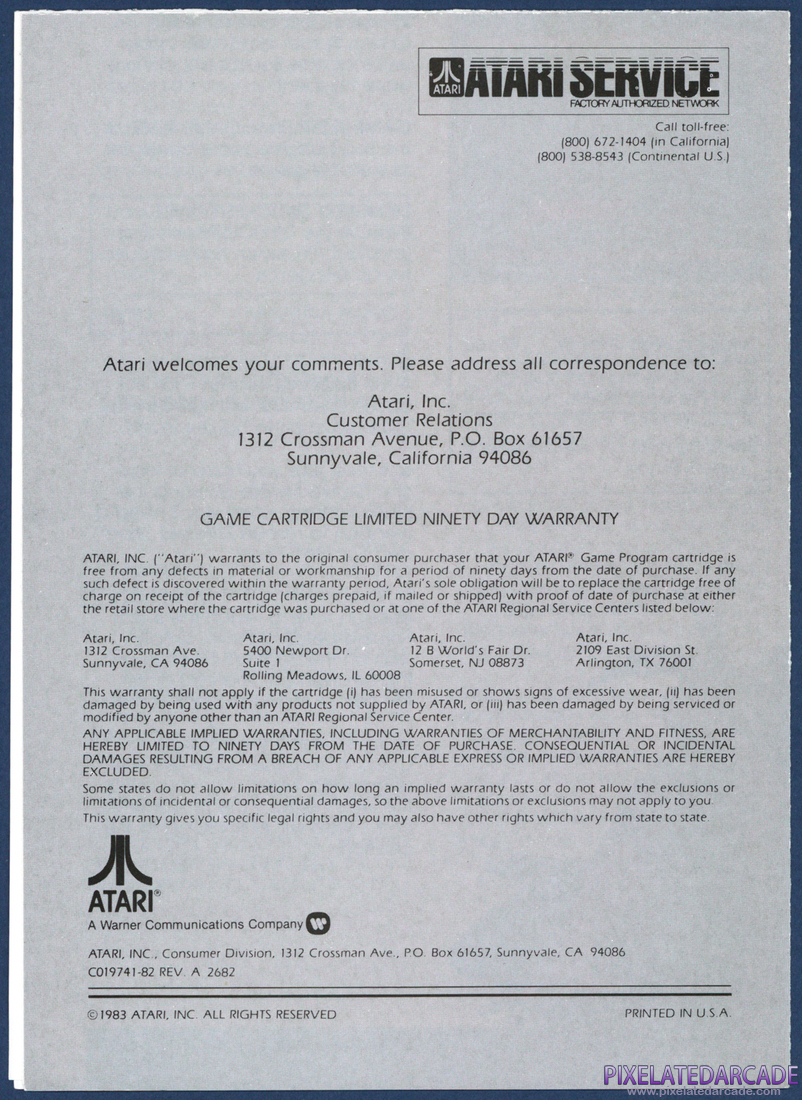 Krull: Instruction Manual - Page 4