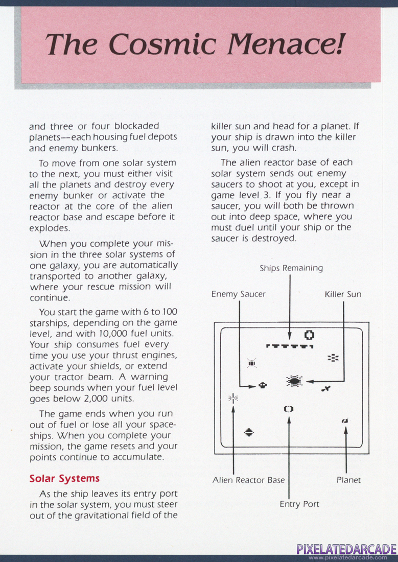 Gravitar: Instruction Manual - Page 3