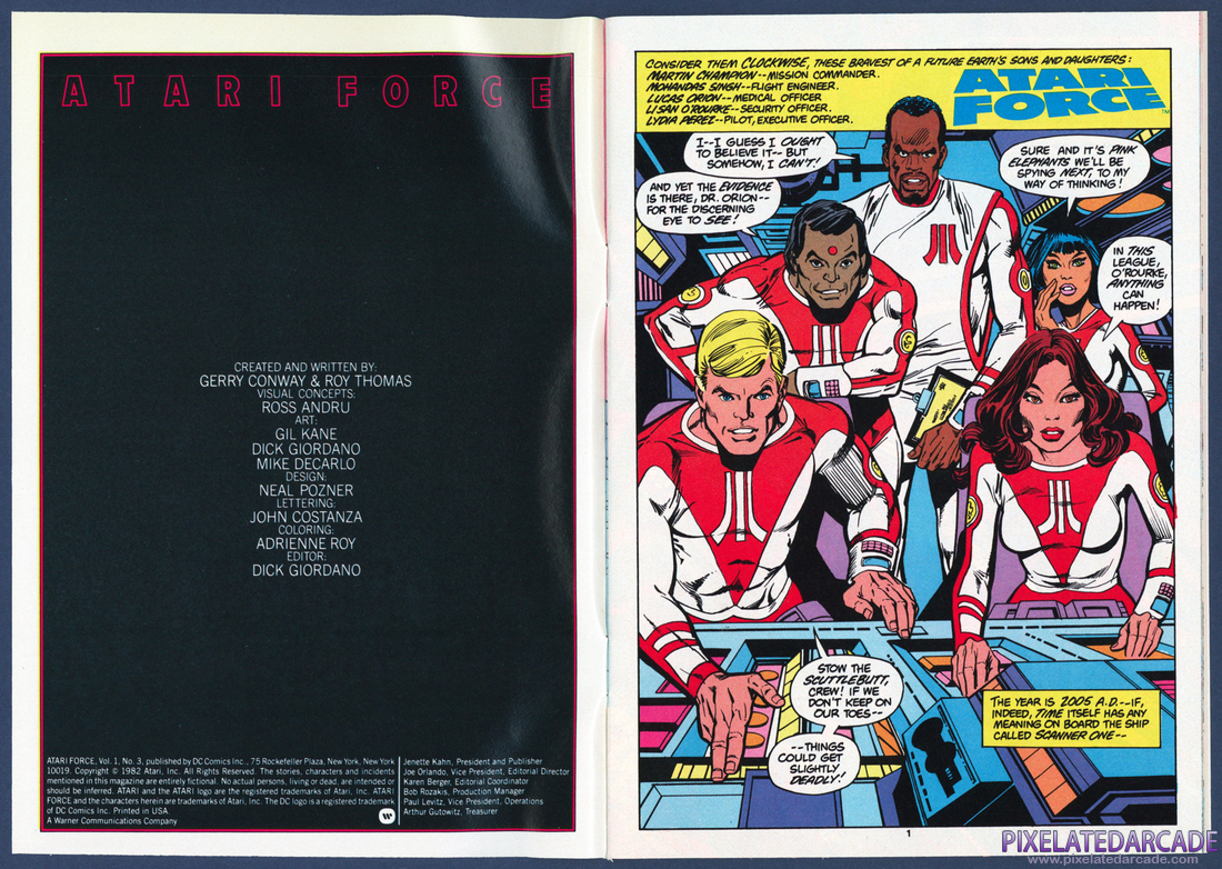 Star Raiders: Atari Force Comic Book - Page 2