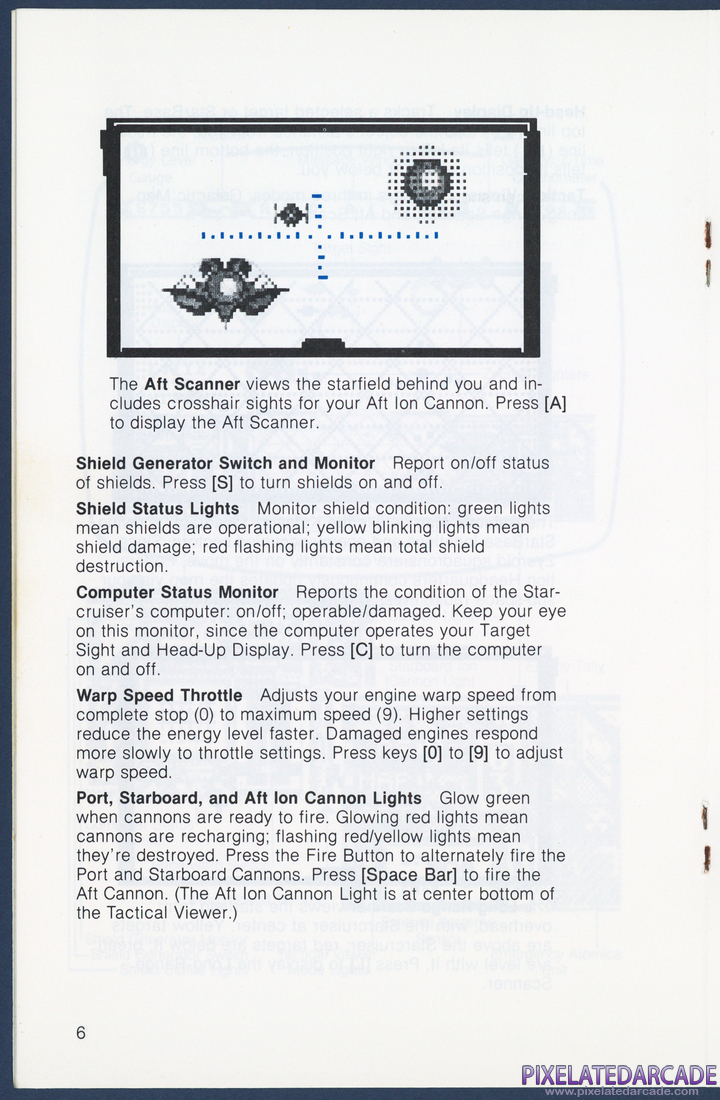 Star Raiders: Instruction Manual - Page 6