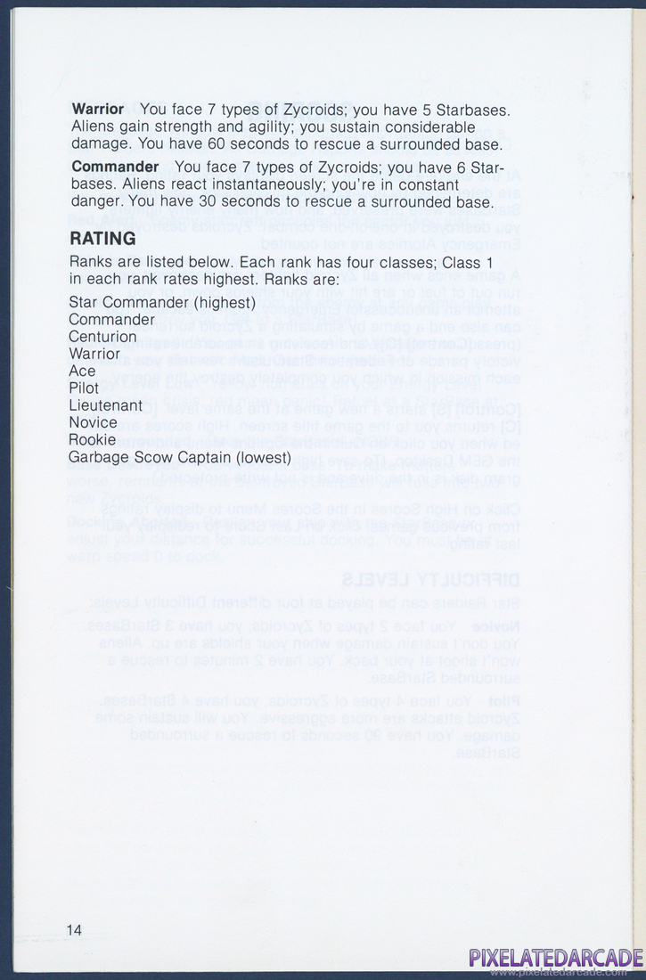 Star Raiders: Instruction Manual - Page 14