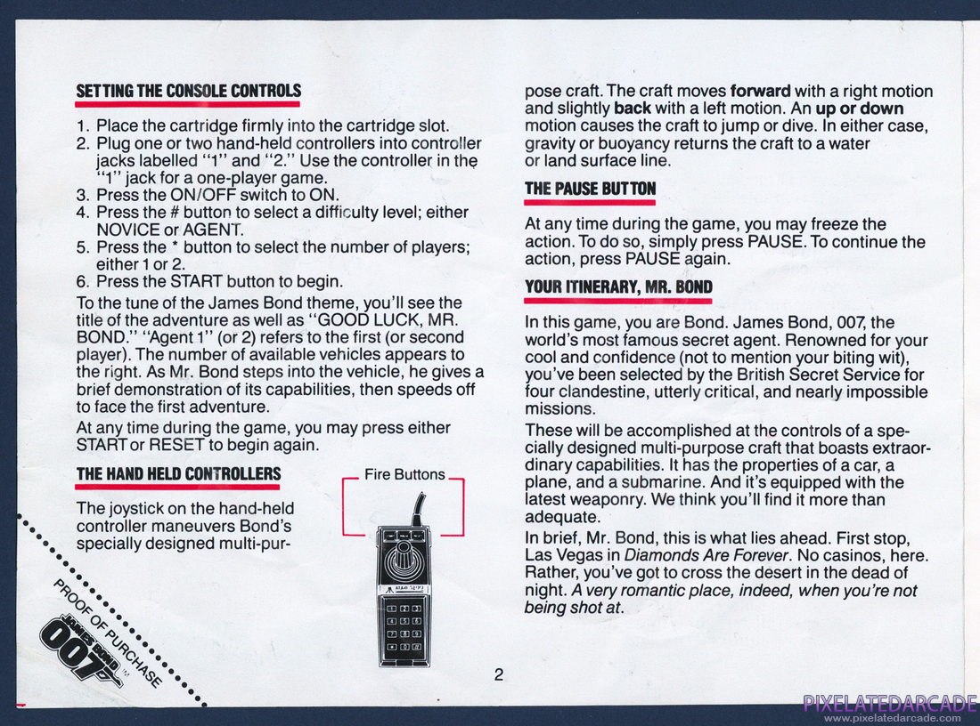 James Bond 007: Instruction Manual - Page 2