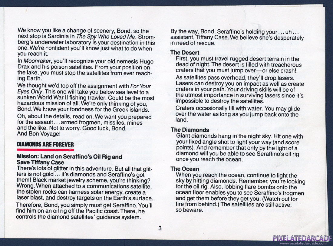 James Bond 007: Instruction Manual - Page 3