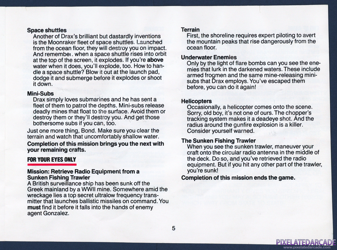 James Bond 007: Instruction Manual - Page 5
