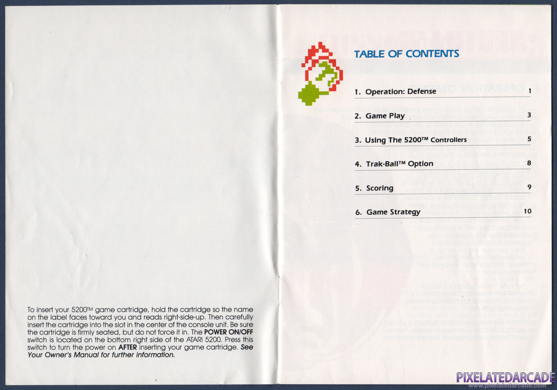 Missile Command: Instruction Manual - Page 2
