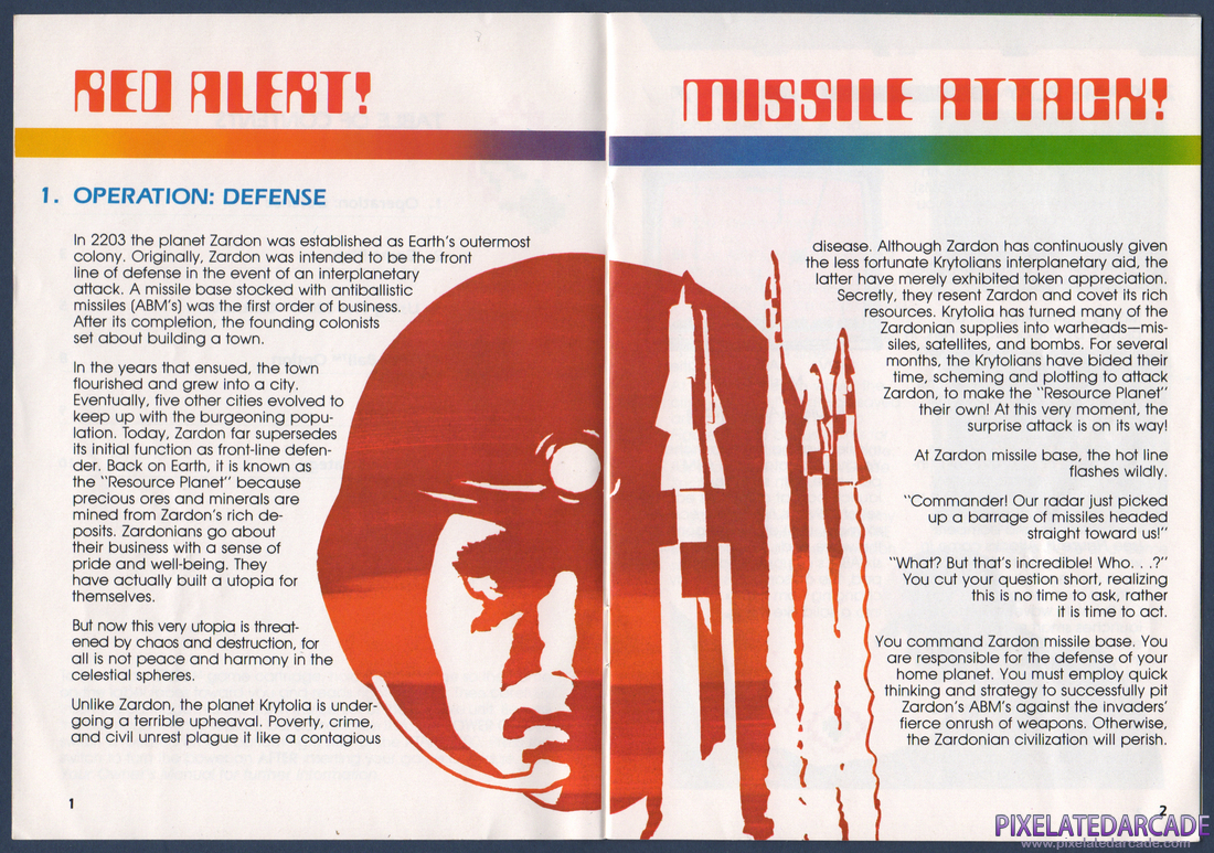 Missile Command: Instruction Manual - Page 3