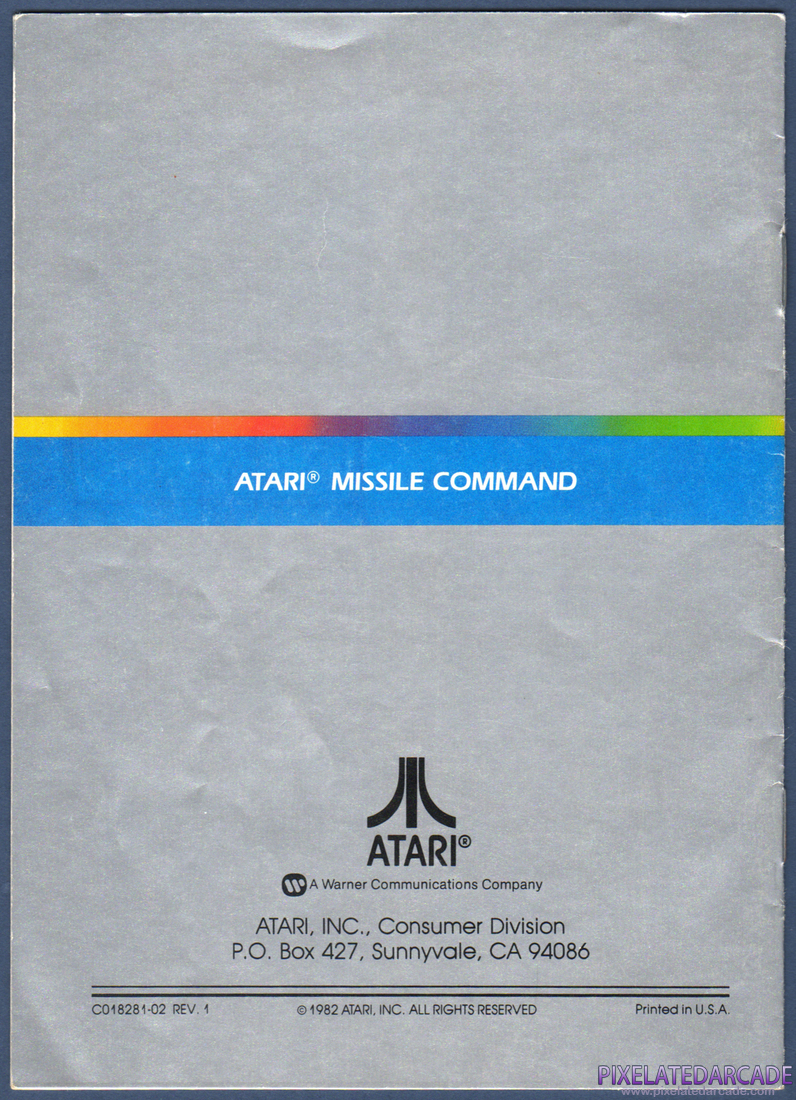 Missile Command: Instruction Manual - Page 9