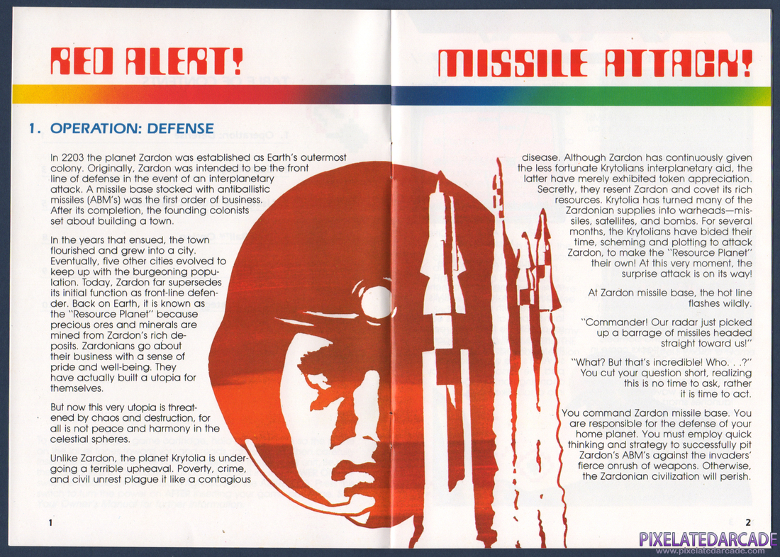 Missile Command: Instruction Manual - Page 3