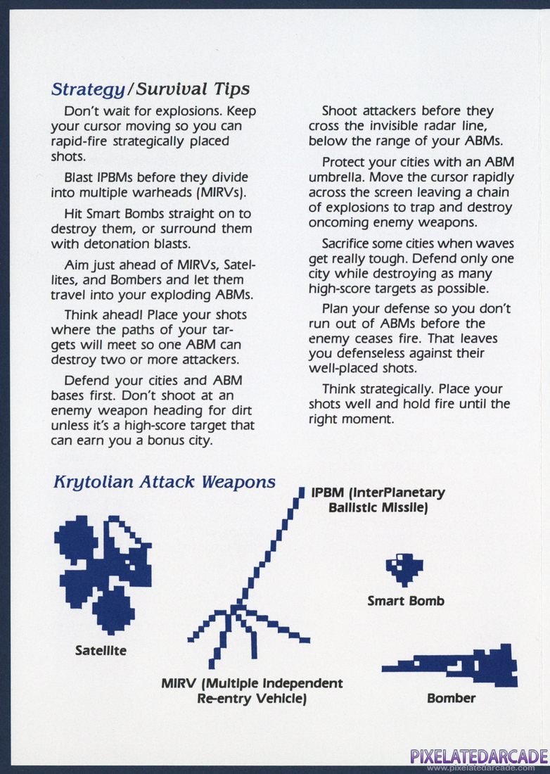 Missile Command: Instruction Manual - Page 5