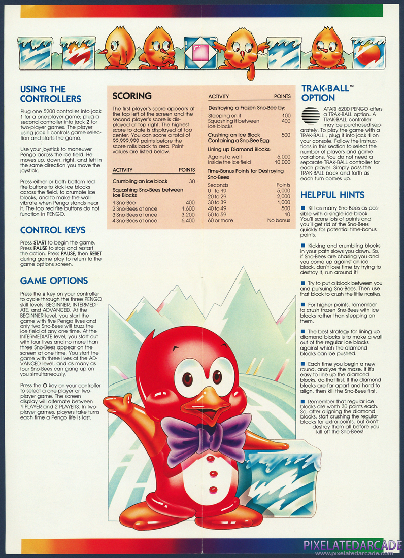 Pengo: Instruction Manual - Page 3