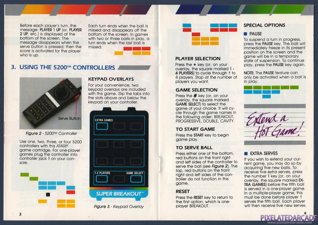 Super Breakout: Instruction Manual - Page 4